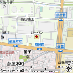 ジャパン四條畷店周辺の地図