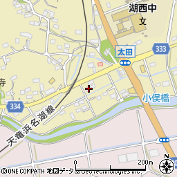 静岡県湖西市太田822周辺の地図