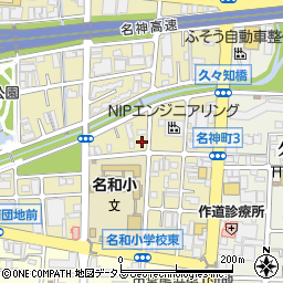 阪神塗装工業株式会社周辺の地図