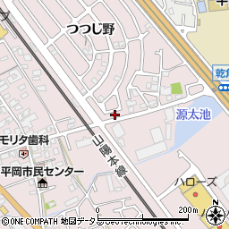 兵庫県加古川市平岡町つつじ野1-309周辺の地図