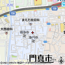 大阪府門真市常盤町11-12周辺の地図