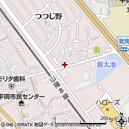 兵庫県加古川市平岡町つつじ野1-308周辺の地図