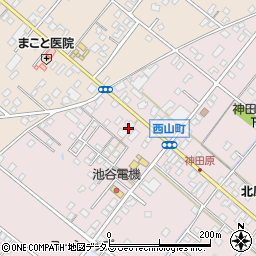 静岡県浜松市中央区西山町2293周辺の地図