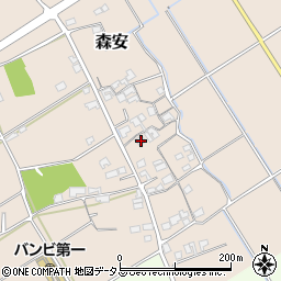 兵庫県加古郡稲美町森安428周辺の地図