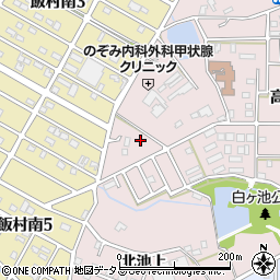 愛知県豊橋市飯村町高山10-172周辺の地図