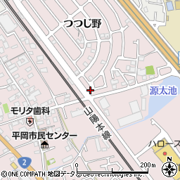 兵庫県加古川市平岡町つつじ野1-312周辺の地図