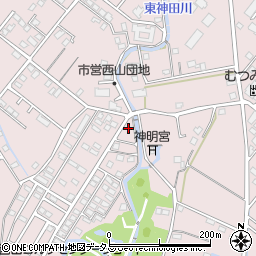 静岡県浜松市中央区西山町831周辺の地図