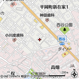 兵庫県加古川市平岡町新在家66-2周辺の地図