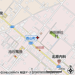 静岡県浜松市中央区西山町2167周辺の地図