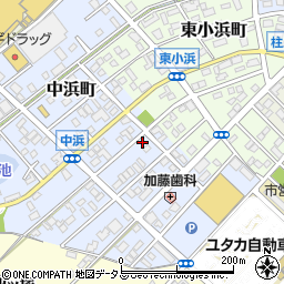 愛知県豊橋市中浜町143周辺の地図