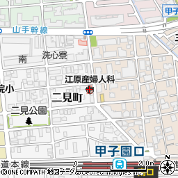江原産婦人科医院周辺の地図