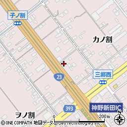 愛知県豊橋市神野新田町ワノ割93周辺の地図