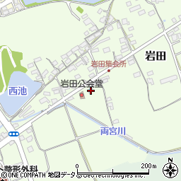 岡山県赤磐市岩田137周辺の地図
