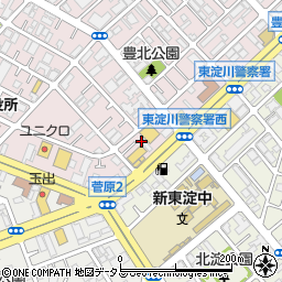福田白衣株式会社周辺の地図