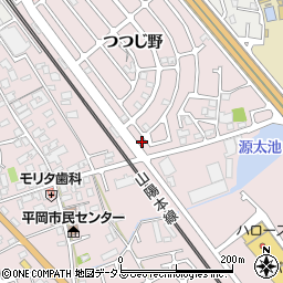 兵庫県加古川市平岡町つつじ野1-313周辺の地図
