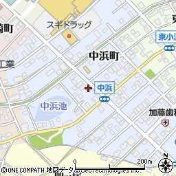 愛知県豊橋市中浜町69周辺の地図