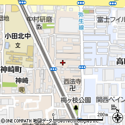 尼崎市立神崎総合センター周辺の地図