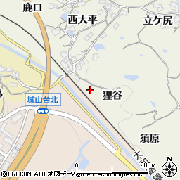 京都府木津川市鹿背山青渕周辺の地図