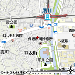 にしいち薬局　夙川駅前店周辺の地図