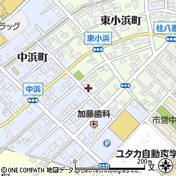 愛知県豊橋市中浜町145周辺の地図