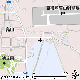 愛知県豊橋市飯村町高山55周辺の地図
