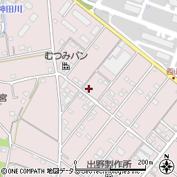 静岡県浜松市中央区西山町125周辺の地図