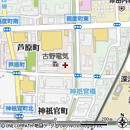 古野電気株式会社　本社人事総務部総務課周辺の地図