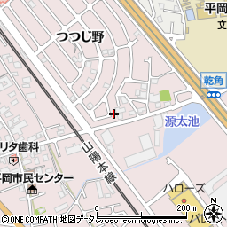 兵庫県加古川市平岡町つつじ野1-306周辺の地図