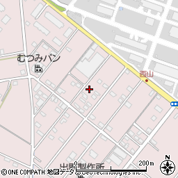 静岡県浜松市中央区西山町122周辺の地図