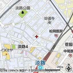 シュロス坂本周辺の地図