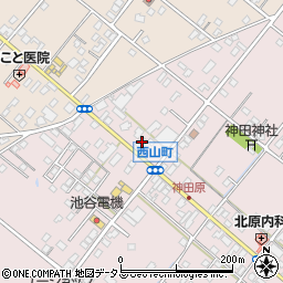 静岡県浜松市中央区西山町2187周辺の地図
