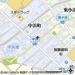 愛知県豊橋市中浜町83-5周辺の地図