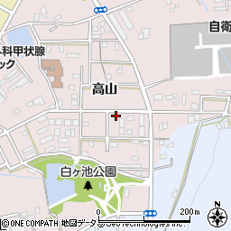 愛知県豊橋市飯村町高山62-15周辺の地図