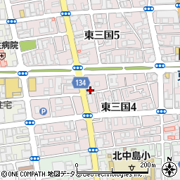 株式会社福山臨床検査センター　大阪支所周辺の地図