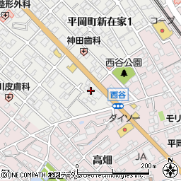 兵庫県加古川市平岡町新在家29周辺の地図