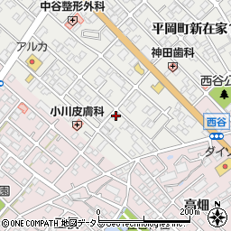 兵庫県加古川市平岡町新在家63周辺の地図