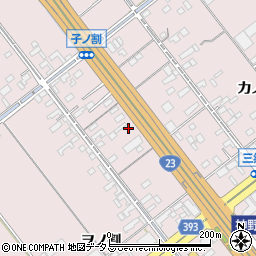 愛知県豊橋市神野新田町ワノ割22周辺の地図