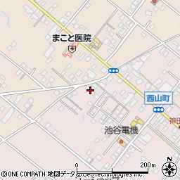 静岡県浜松市中央区西山町2308周辺の地図