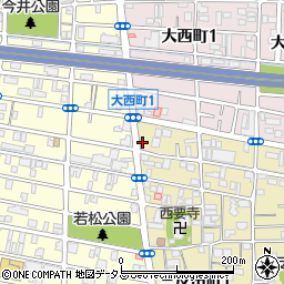 ファミリーマート立花東店周辺の地図