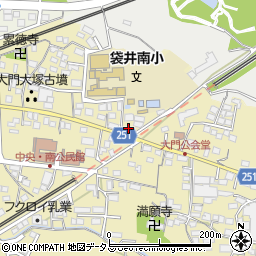 袋井小笠線周辺の地図