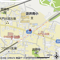 袋井小笠線周辺の地図