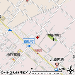 静岡県浜松市中央区西山町2168周辺の地図