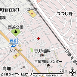 兵庫県加古川市平岡町西谷102周辺の地図