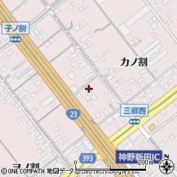 愛知県豊橋市神野新田町ワノ割87周辺の地図
