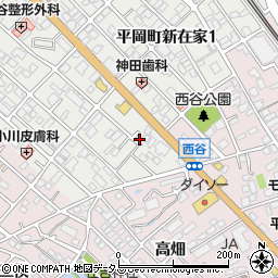 兵庫県加古川市平岡町新在家36-9周辺の地図