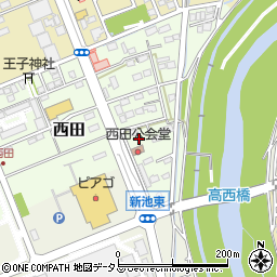静岡県袋井市西田37-4周辺の地図
