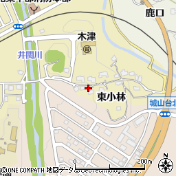 京都府木津川市木津東小林11周辺の地図