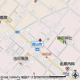 静岡県浜松市中央区西山町2171周辺の地図