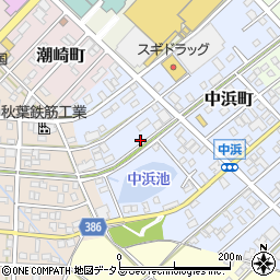 愛知県豊橋市中浜町31-3周辺の地図