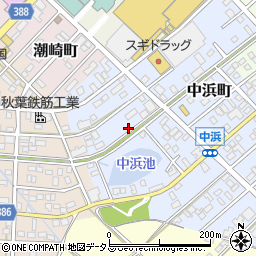 愛知県豊橋市中浜町31-3周辺の地図
